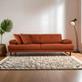 Atelier Del Sofa Sofá-cama 3 Plazas Mustang Naranja Estilo Industrial Hotelero